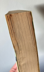 Gift a book example 2 book with brown warped edges