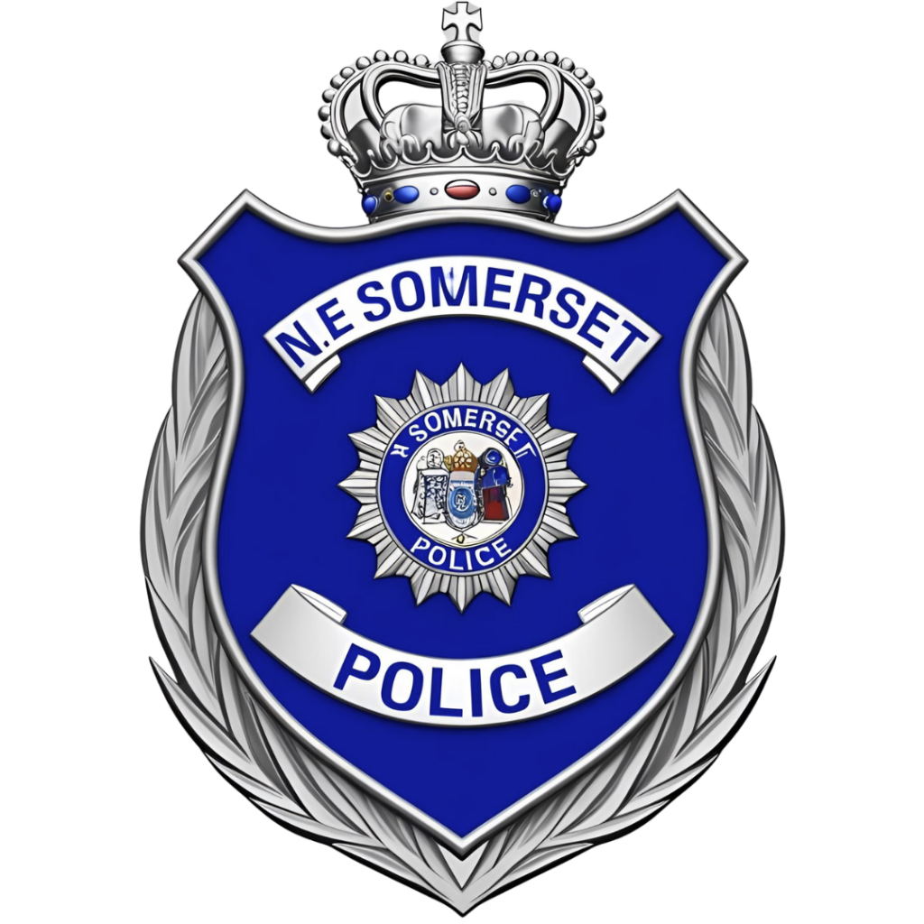 N. E. somerset police logo