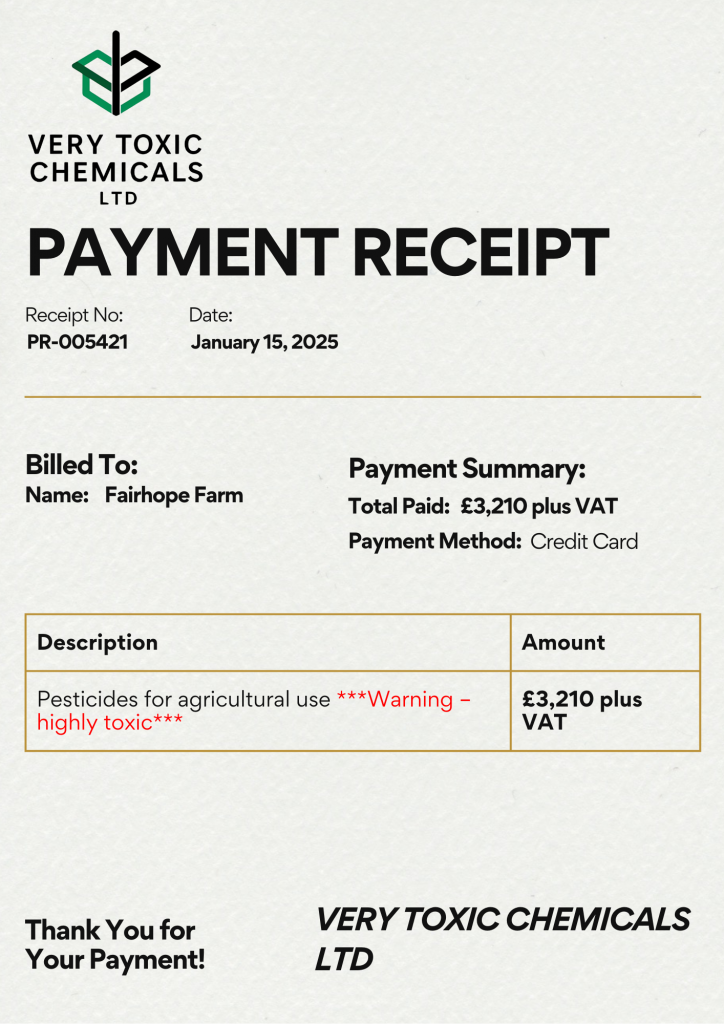 payment receipt