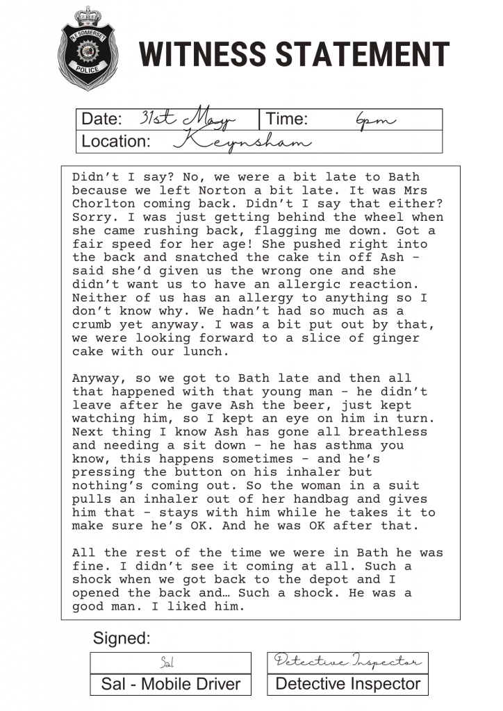 police form