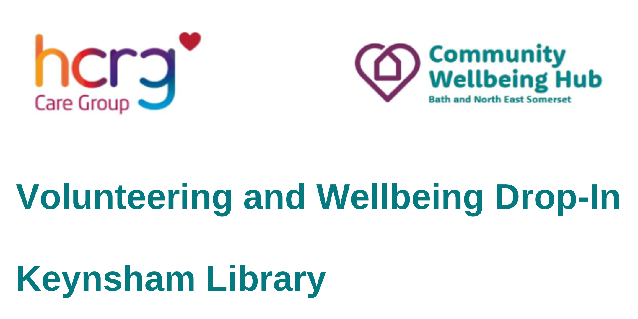 Volunteering and Wellbeing Drop-In