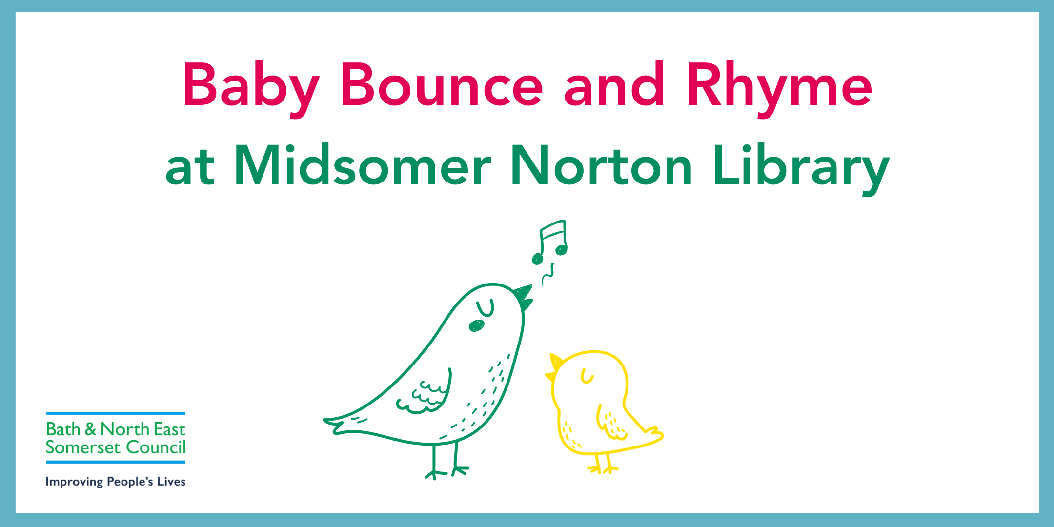 Baby Bounce and Rhyme at Midsomer Norton Library