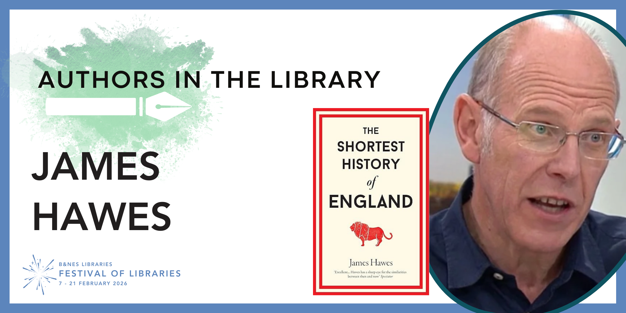 Author in the Library - James Hawes