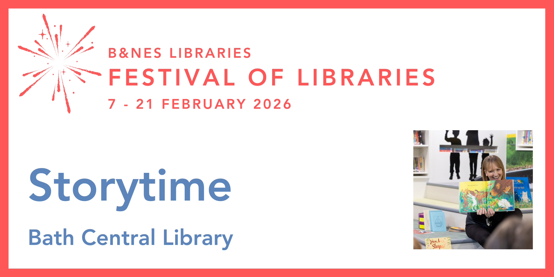 Storytime at Bath Central Library - Festival of Libraries