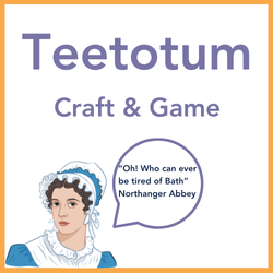 Teetotum craft and game