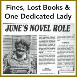 Fines, Lost Books & one dedicated lady