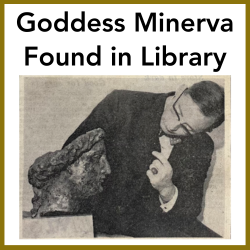 goddess minerva found in library