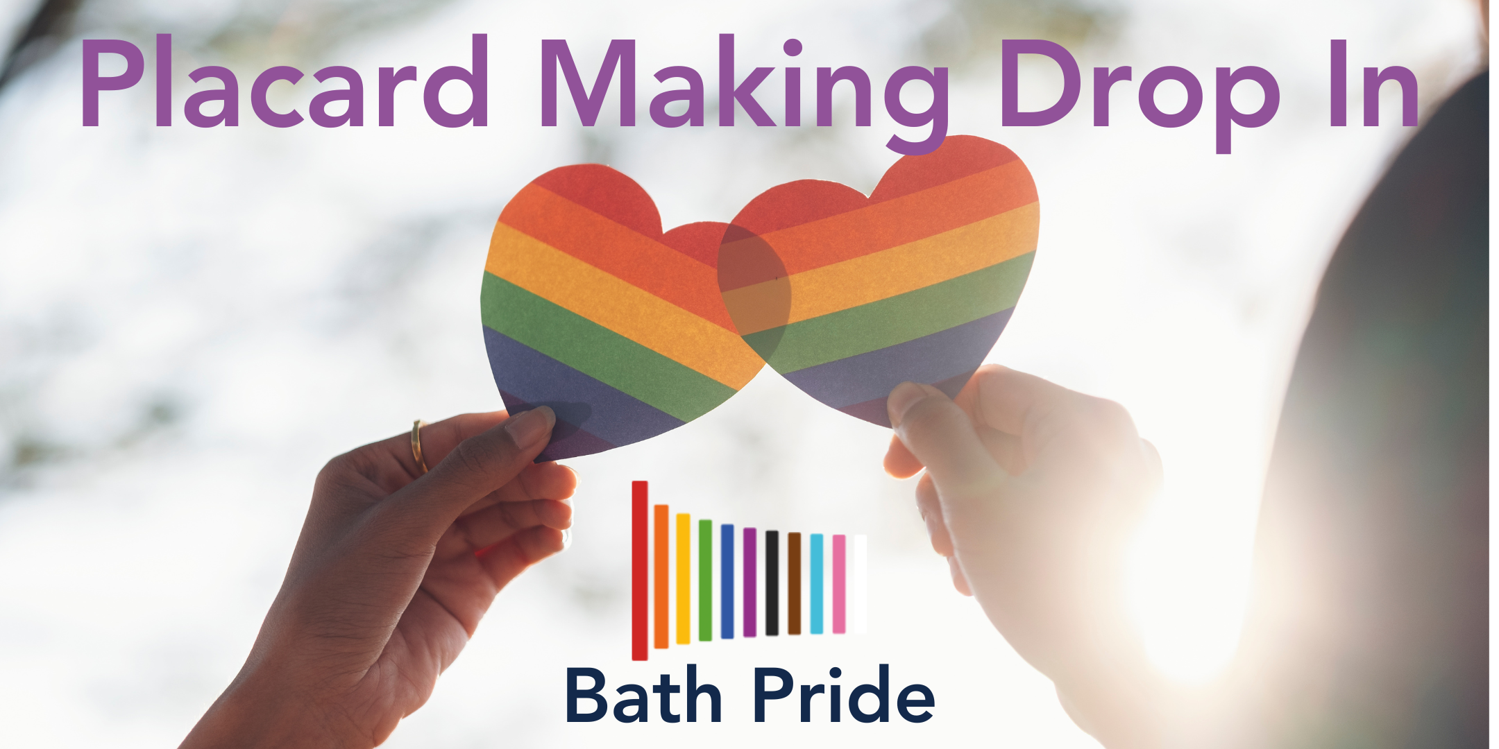 Placard Making with Bath Pride