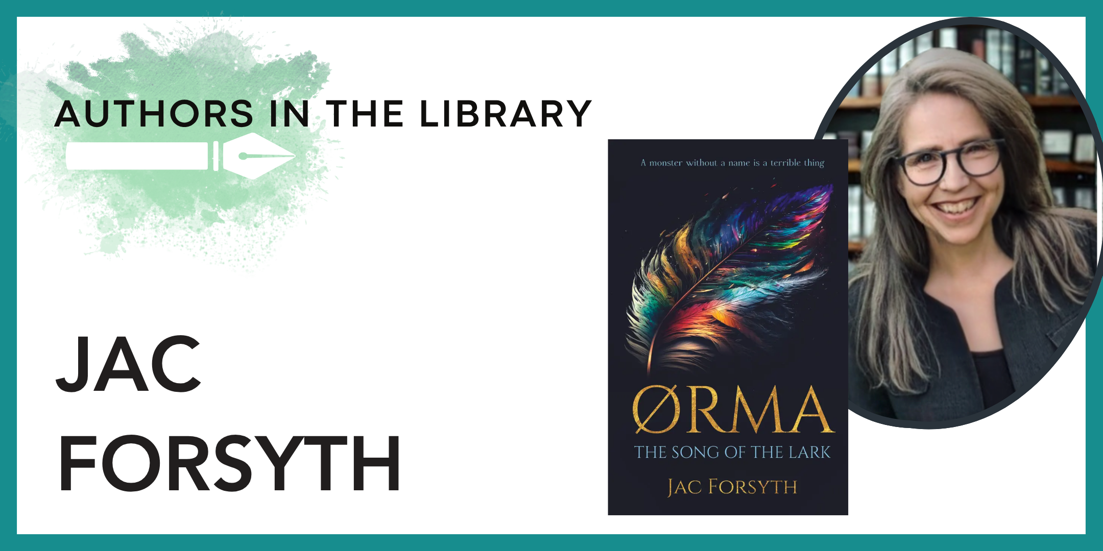 Authors in the Library - Jac Forsyth
