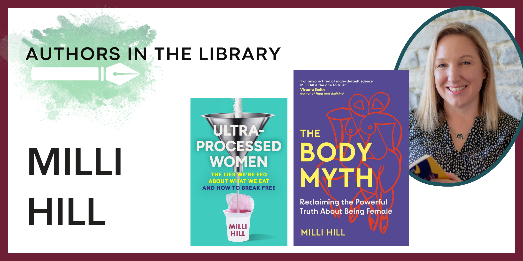 Authors in the Library - Milli Hill